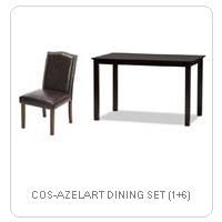 COS-AZELART DINING SET (1+6)